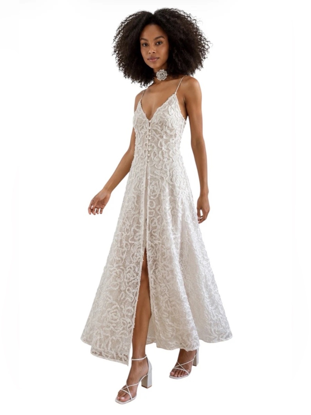 FOR LOVE & LEMONS Maxi Cover up dress size medium NWT